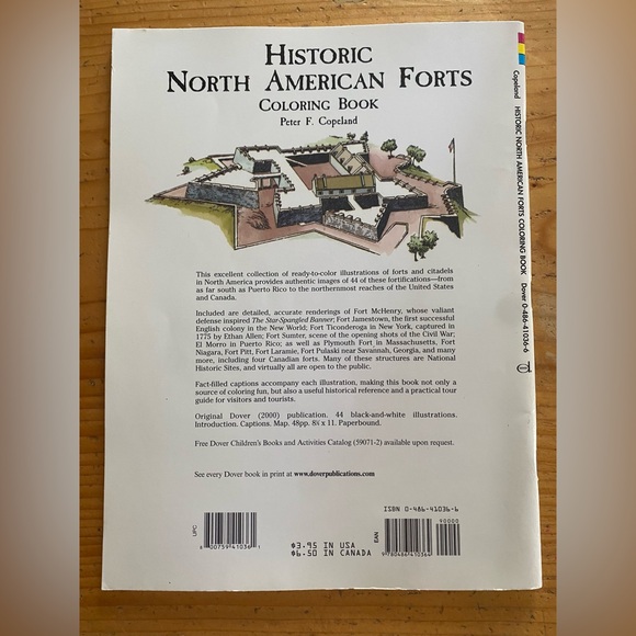 Vintage Dover Historic Coloring Book Set - Picture 9 of 10